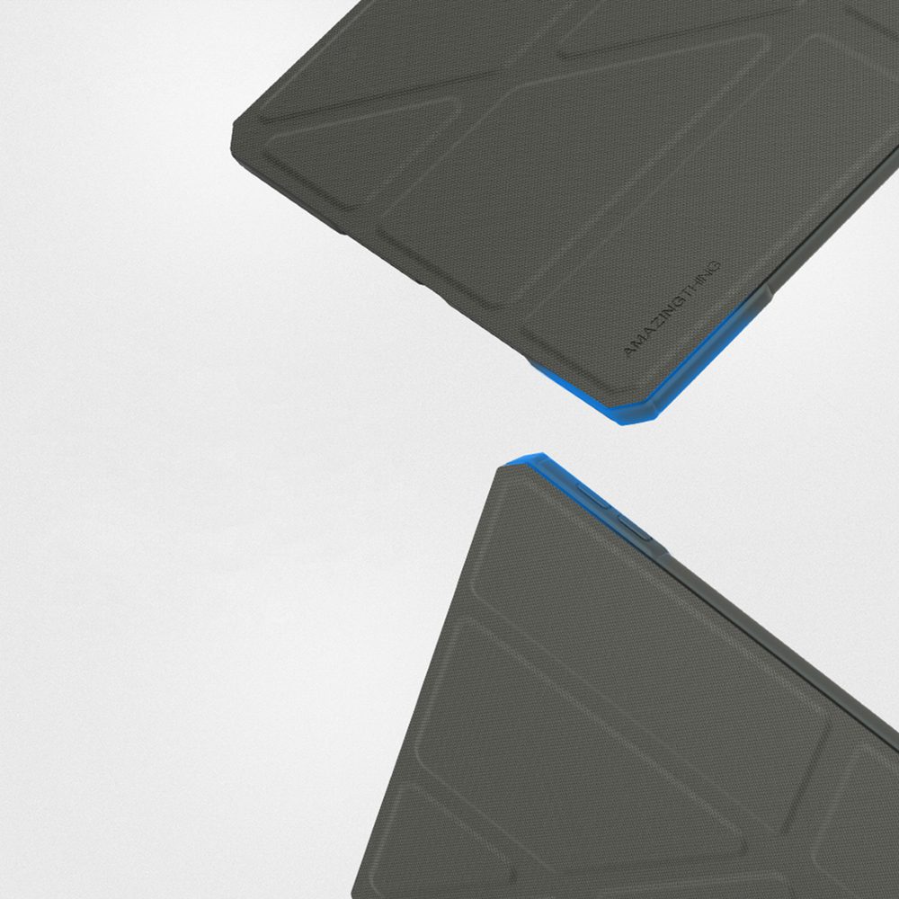 AmazingThing Titan Pro Folio Case for iPad Air M3 11" - Grayeng