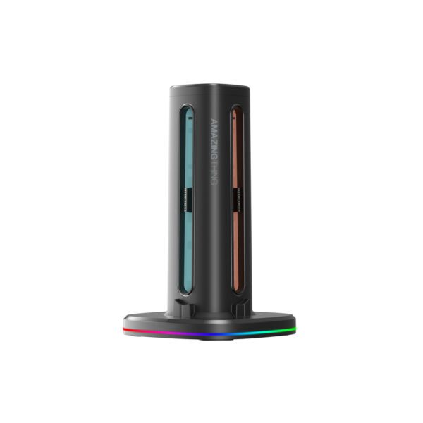 AmazingThing Thunder Pro PlayDock Charger for Nintendo Switch 2 Controllers - Blackeng