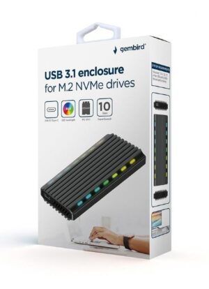 GEMBIRD U3C-03 ΘΗΚΗ ΓΙΑ SSD M.2 NVMe USB3