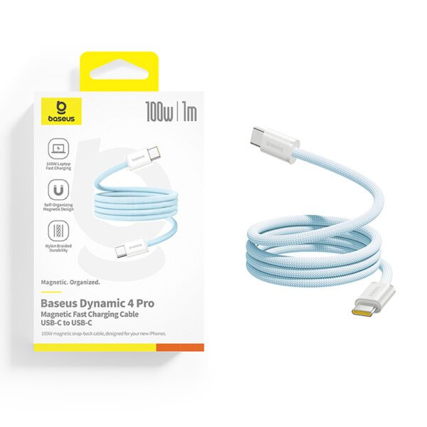 203193_4 Baseus Dynamic 4 Pro 100W USB-C - USB-C Cable 1m - Blueeng