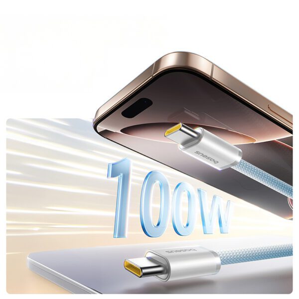 203193_7 Baseus Dynamic 4 Pro 100W USB-C - USB-C Cable 1m - Blueeng