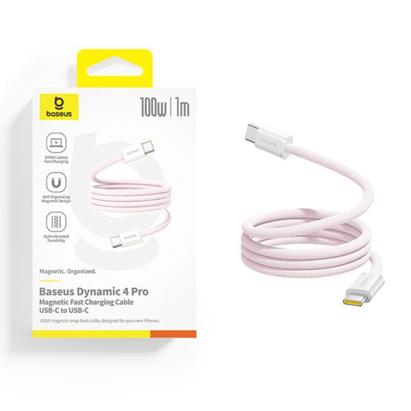 Baseus Dynamic 4 Pro 100W USB-C - USB-C Cable 1m - Pinkeng