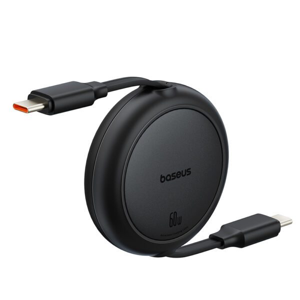 Baseus Free2Pull 60W USB-C Retractable Cable - USB-C 1m - Blackeng