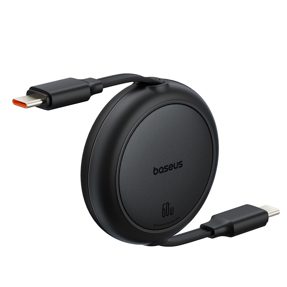 Baseus Free2Pull 60W USB-C Retractable Cable - USB-C 1m - Blackeng