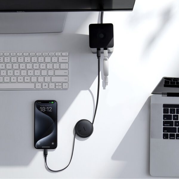 Baseus Free2Pull 60W USB-C Retractable Cable - USB-C 1m - Blackeng