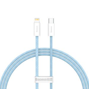Baseus Dynamic Series 20W USB-C - Lightning cable 1m - blueeng