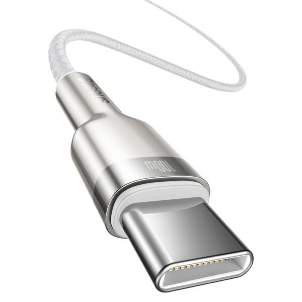 Baseus Cafule Metal 100W USB-C - USB-C Cable 2m - Whiteeng