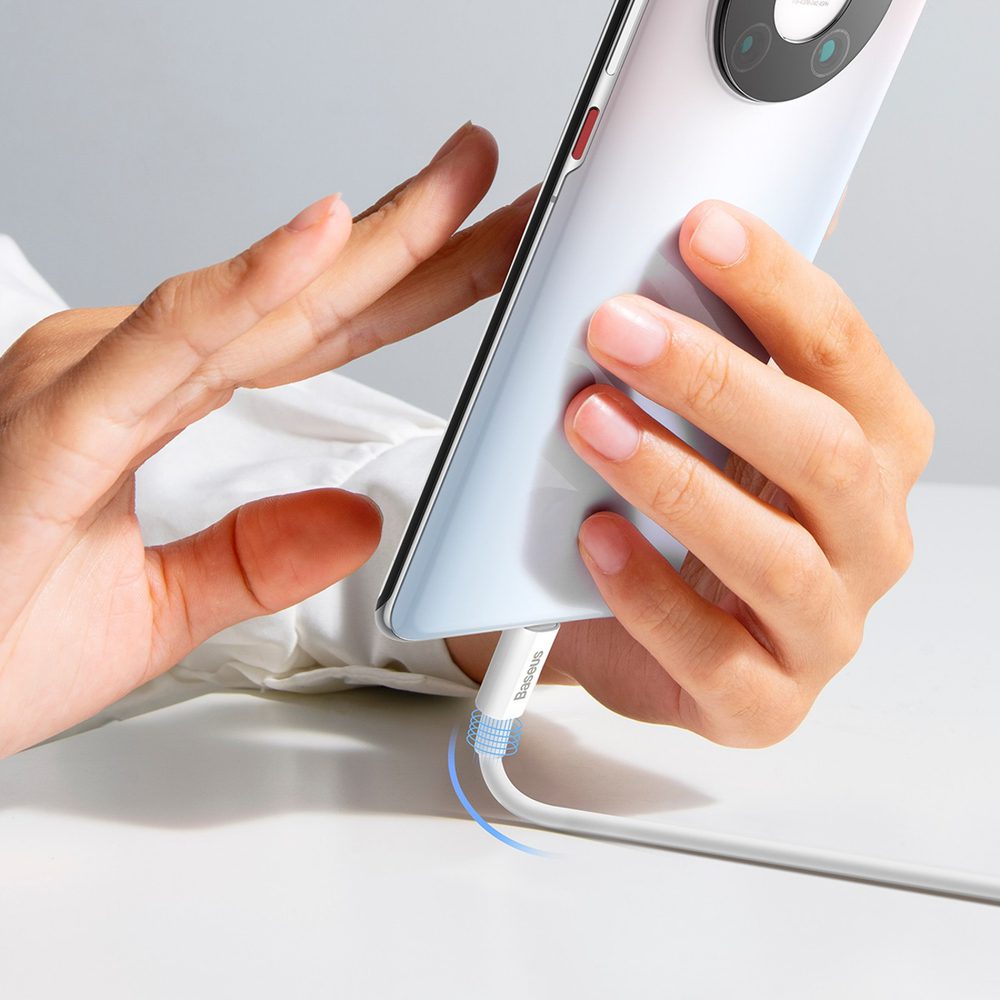 Baseus Superior Series 100W USB-A - USB-C Cable 2m - Whiteeng