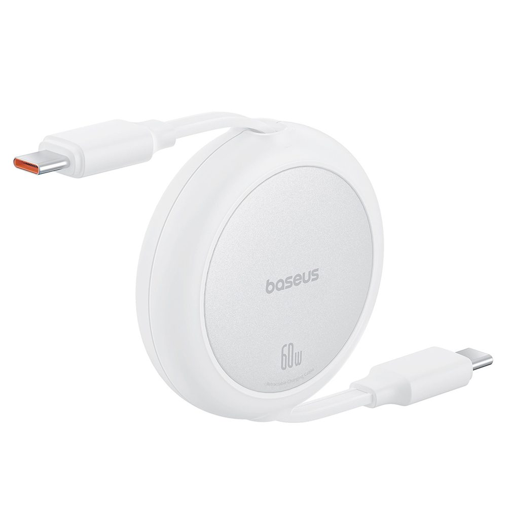 Baseus Free2Pull 60W USB-C Retractable Cable - USB-C 1m - Whiteeng