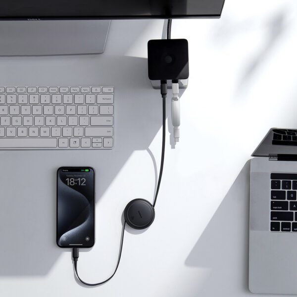 Baseus Free2Pull 60W USB-C Retractable Cable - USB-C 1m - Whiteeng