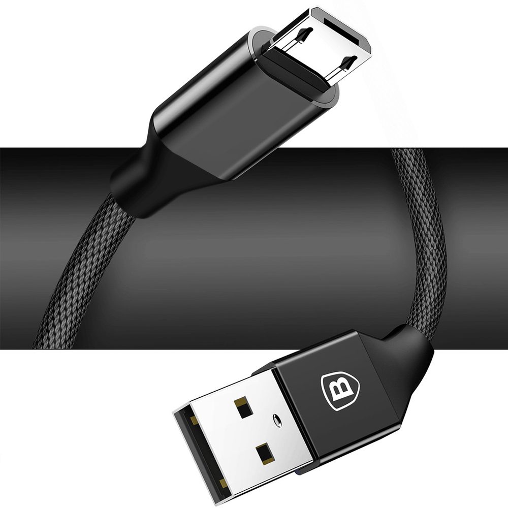 Baseus Yiven USB-A - MicroUSB Cable 1.5m - Blackeng