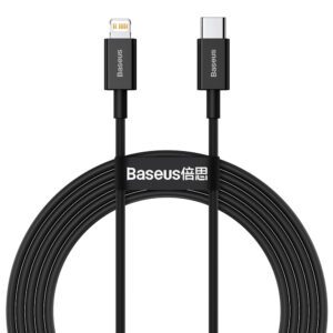 Baseus Superior Series 20W USB-C - Lightning Cable with Power Delivery 2m - Blackeng