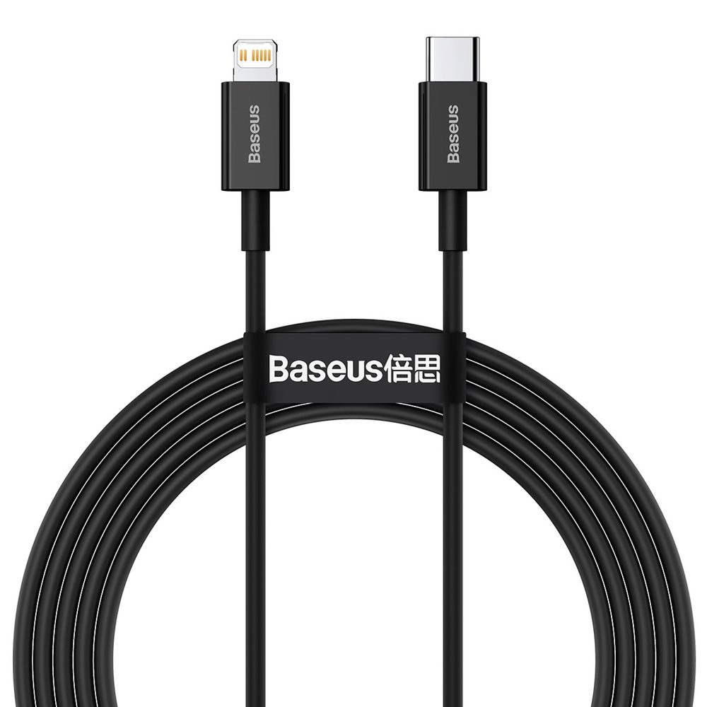 203245_1 Baseus Superior Series 20W USB-C - Lightning Cable with Power Delivery 2m - Blackeng