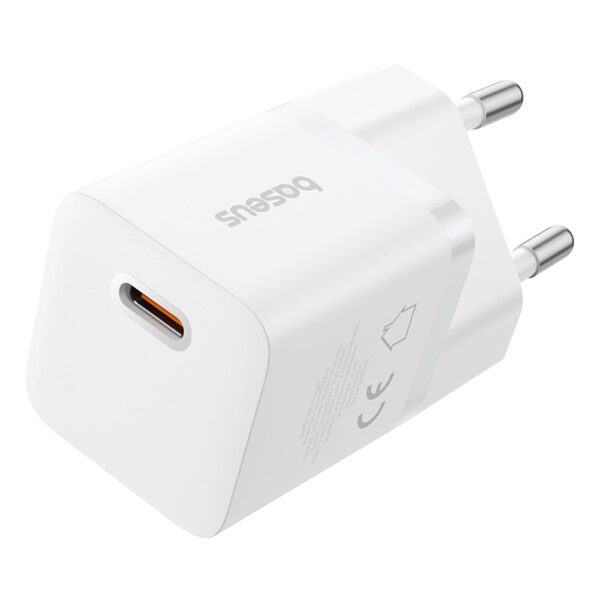Baseus GaN5 25W USB-C Wall Charger - Whiteeng