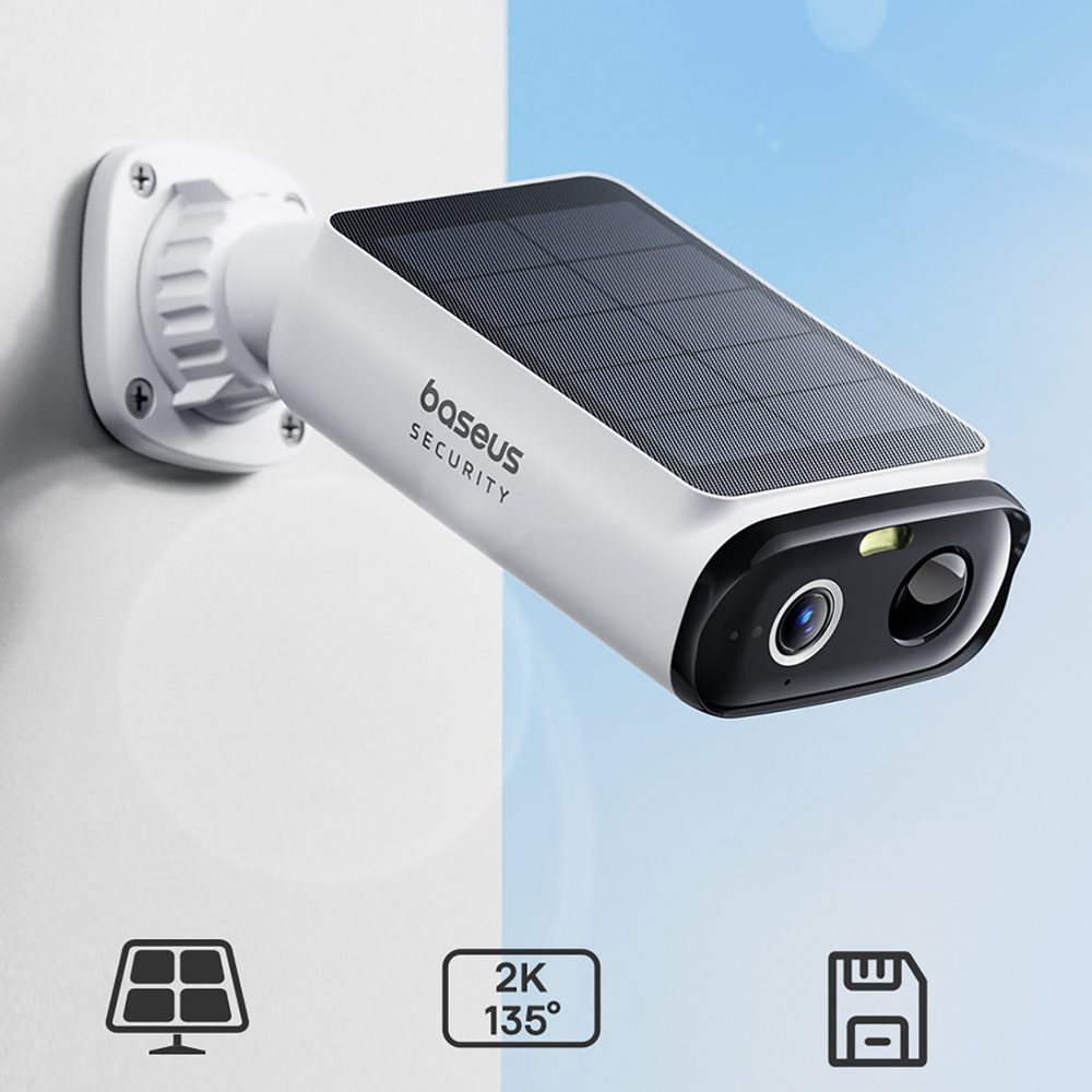 Baseus Security S1 Lite 2K Outdoor Camera - Whiteeng