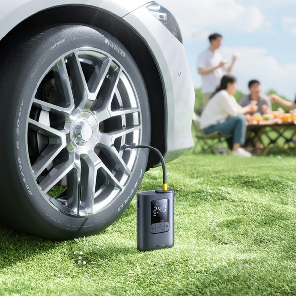 Baseus GoTrip VA1 Super Mini Wireless Air Compressor with 3 Tips - Blackeng