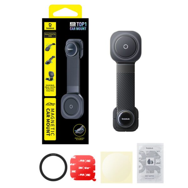 Baseus PrimeTrip C03 Magnetic Holder Compatible with MagSafe for Dashboard - Blackeng