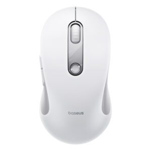 Baseus F02 Wireless Ergonomic Bluetooth Mouse - Whiteeng