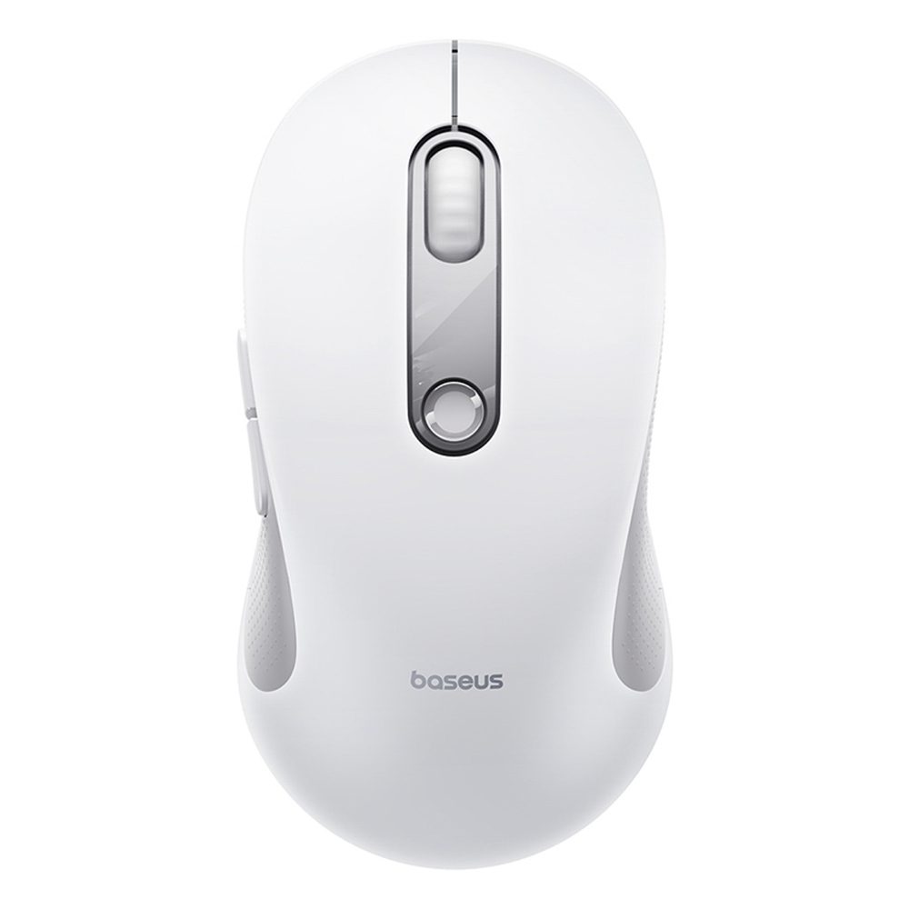 Baseus F02 Wireless Ergonomic Bluetooth Mouse - Whiteeng