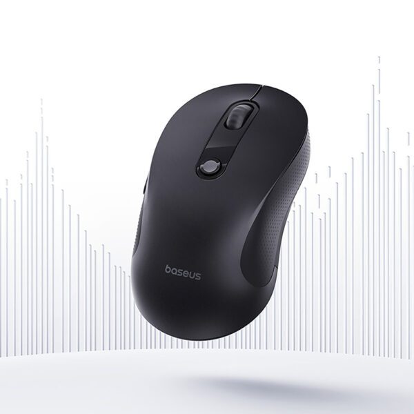 Baseus F02 Wireless Ergonomic Bluetooth Mouse - Blackeng