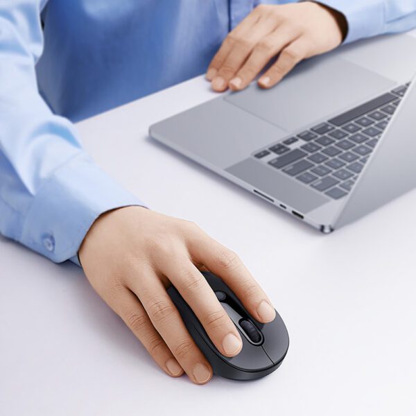 Baseus F02 Wireless Ergonomic Bluetooth Mouse - Blackeng