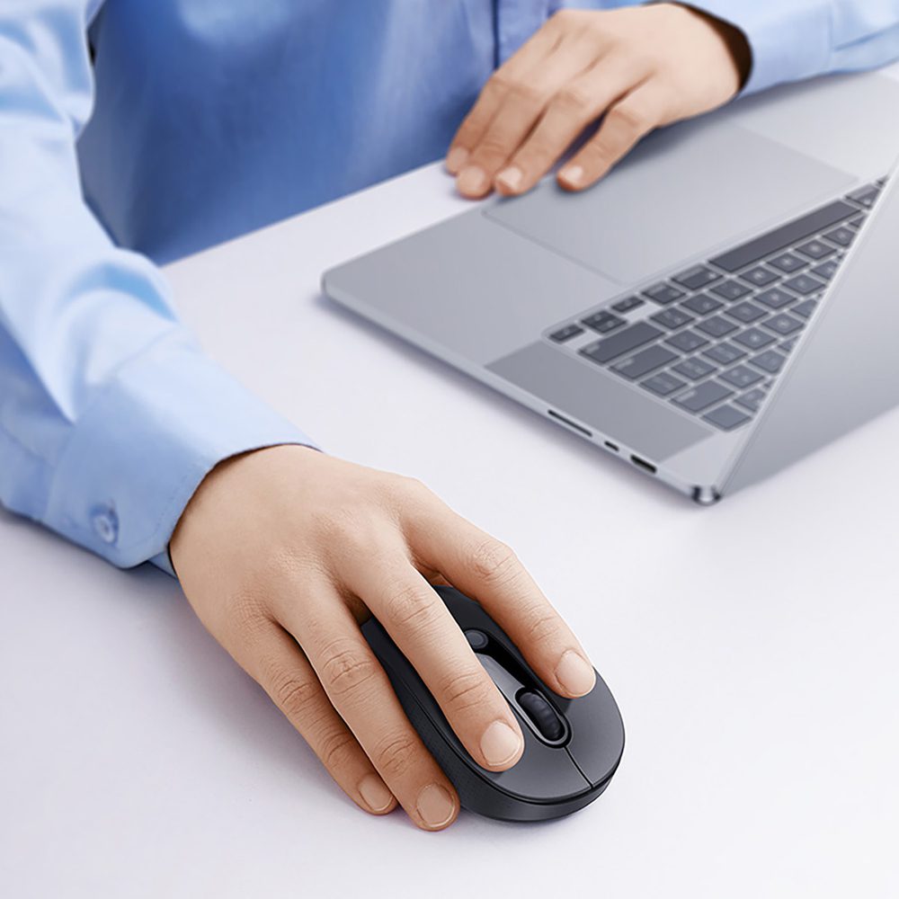 Baseus F02 Wireless Ergonomic Bluetooth Mouse - Blackeng