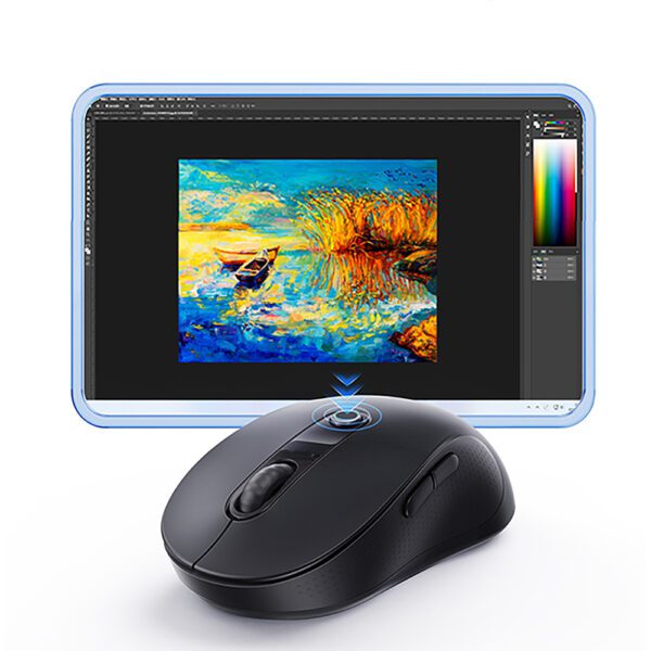 Baseus F02 Wireless Ergonomic Bluetooth Mouse - Blackeng