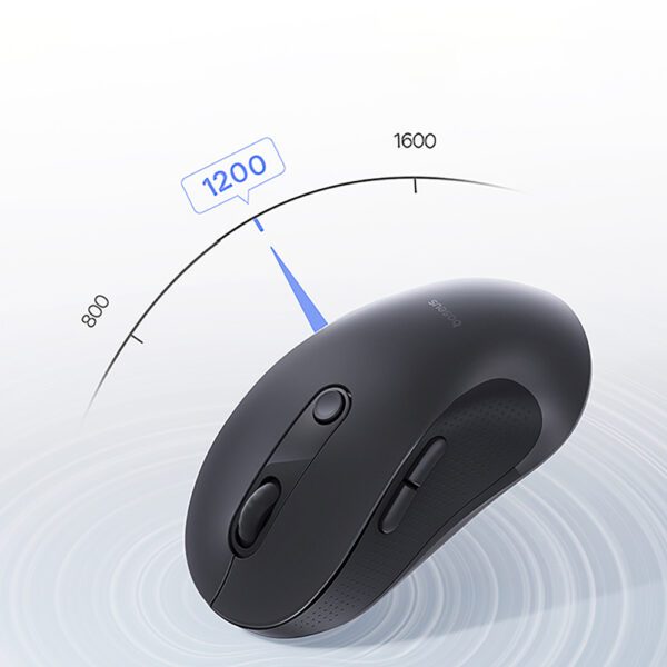 Baseus F02 Wireless Ergonomic Bluetooth Mouse - Blackeng
