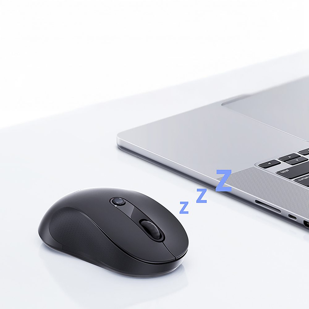 Baseus F02 Wireless Ergonomic Bluetooth Mouse - Blackeng