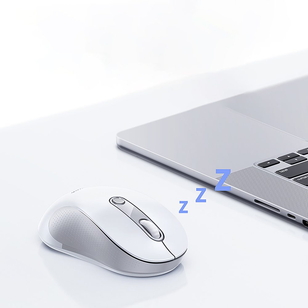 Baseus F02 Ergonomic Wireless Mouse USB 2.4GHz - Whiteeng