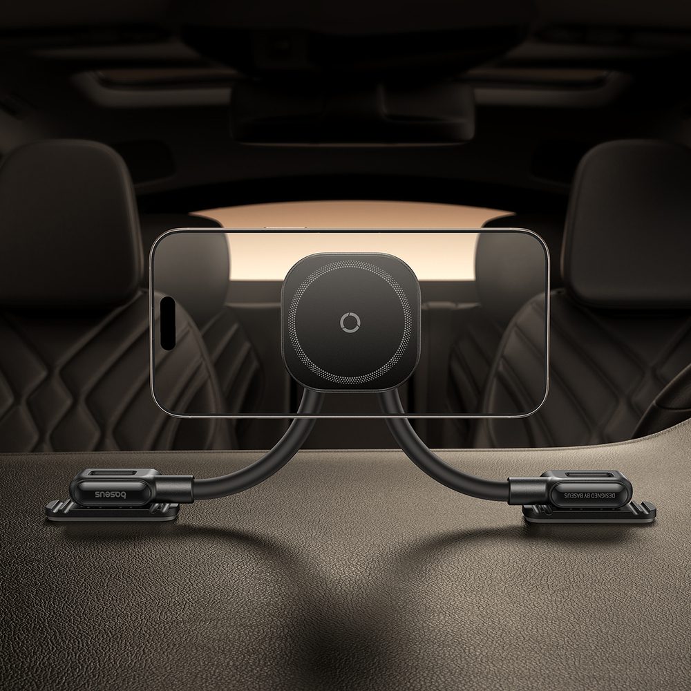 Baseus PrimeTrip C03s Magnetic Holder Compatible with MagSafe for Dashboard, Adhesive - Blackeng