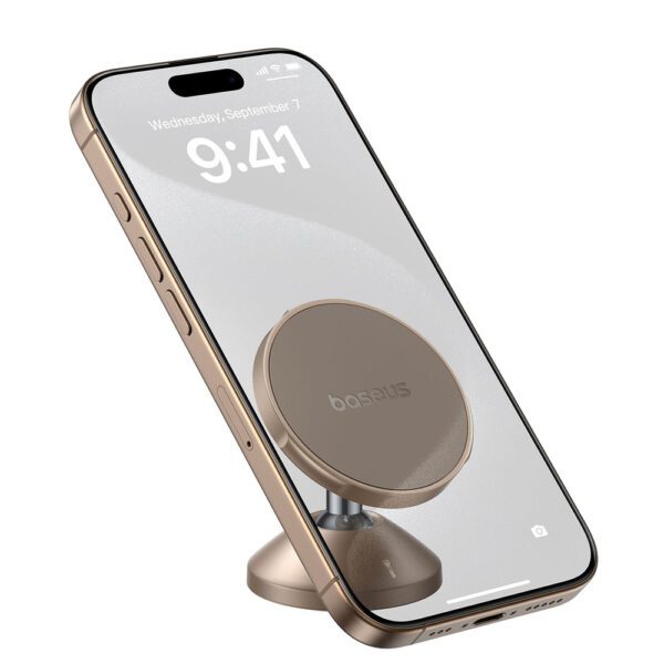 Baseus GoTrip DC1 Magnetic Holder Compatible with MagSafe for Windshield/Dashboard - Goldeng