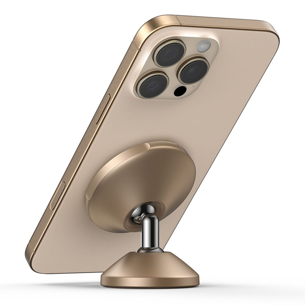 Baseus GoTrip DC1 Magnetic Holder Compatible with MagSafe for Windshield/Dashboard - Goldeng