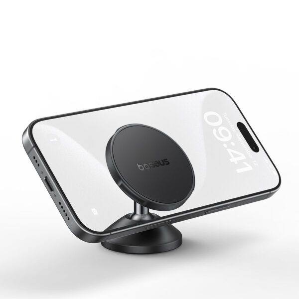 Baseus GoTrip DC1 Magnetic Holder Compatible with MagSafe for Windshield/Dashboard - Blackeng