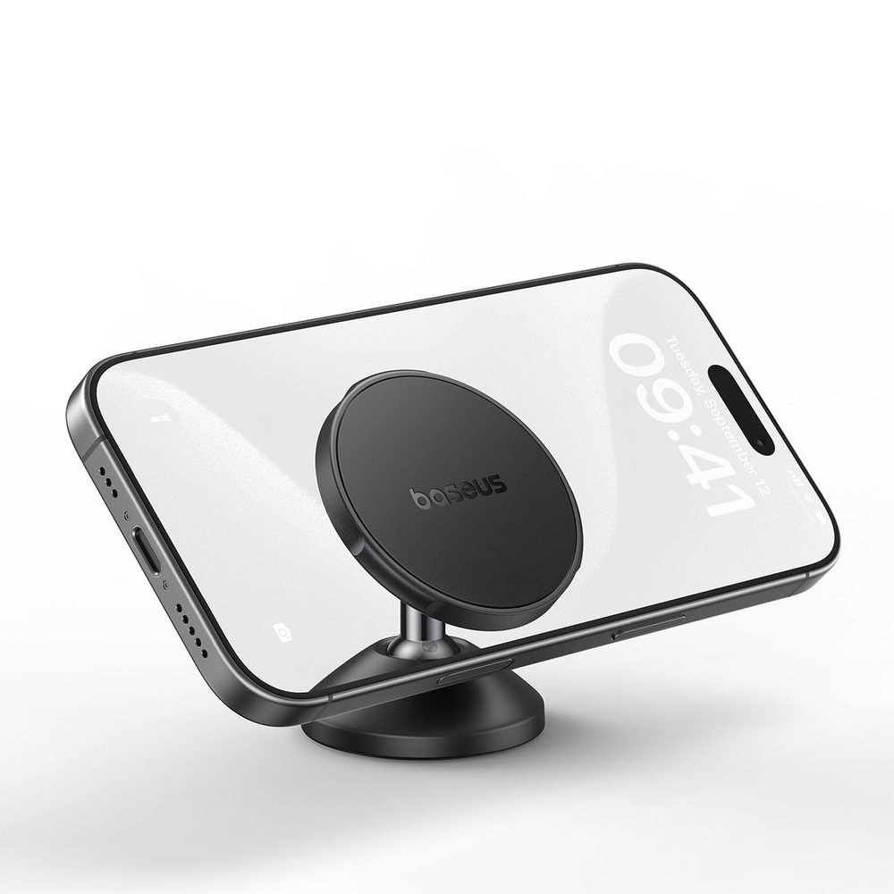 Baseus GoTrip DC1 Magnetic Holder Compatible with MagSafe for Windshield/Dashboard - Blackeng