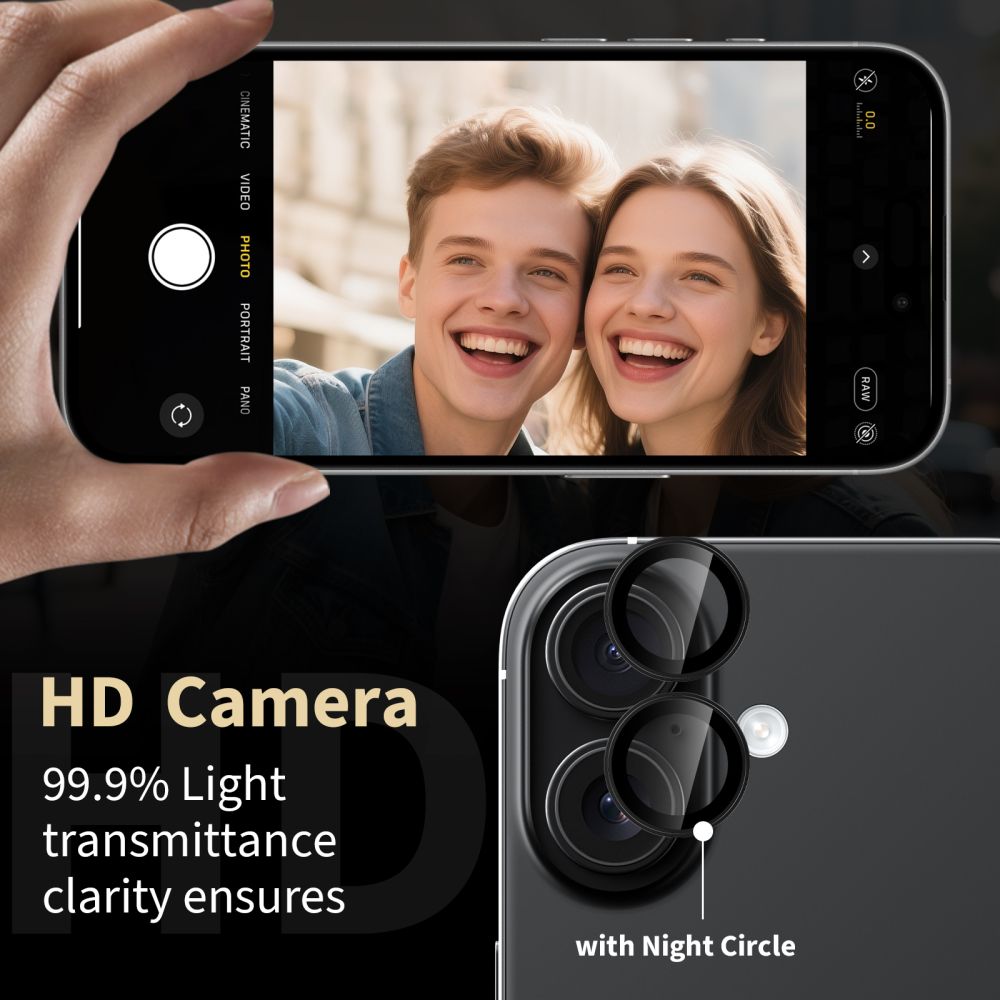 Tech-Protect Camring Fit+ Camera Cover for iPhone 17 - Greeneng