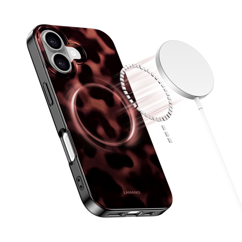 Tech-Protect Lamano MagSafe case for iPhone 17 - black and redeng