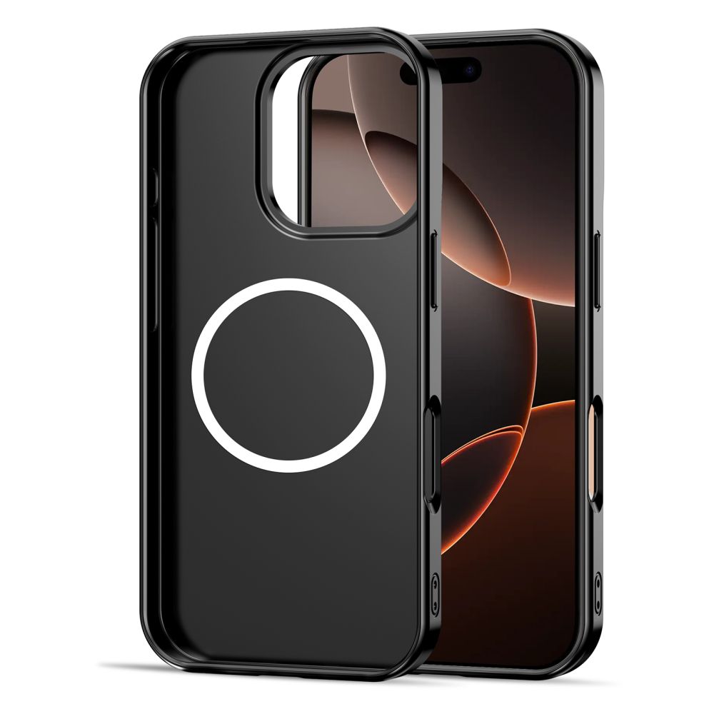 Tech-Protect Lamano MagSafe Case for iPhone 16 Pro Max - Black and Redeng