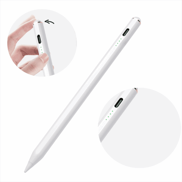 Joyroom JR-X9S stylus active pen with 2 replaceable tips - whiteeng