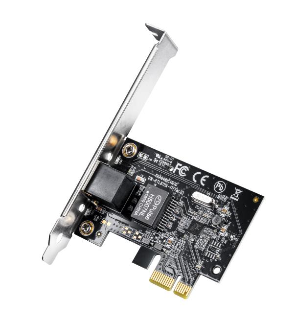 CUDY PE10 GIGABIT PCI EXPRESS ADAPTER / LOW PROFILE BRACKET