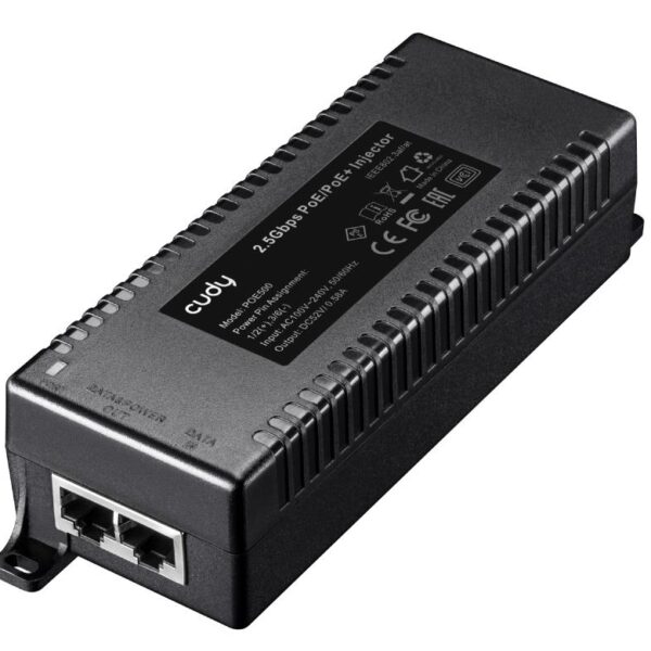 20427 CUDY POE500 30W 2.5GBPS POE+/POE INJECTOR