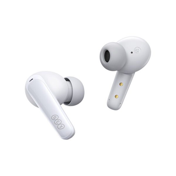 QCY T13X In-Ear Headphones with ENC IPX5 Bluetooth 5.3 - Whiteeng