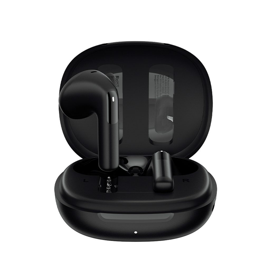 QCY AilyBuds E10 In-Ear Headphones with ENC LDAC Hi-Res Audio IPX4 Bluetooth 5.4 - Blackeng