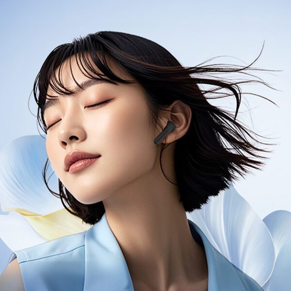 QCY AilyBuds E10 In-Ear Headphones with ENC LDAC Hi-Res Audio IPX4 Bluetooth 5.4 - Blackeng