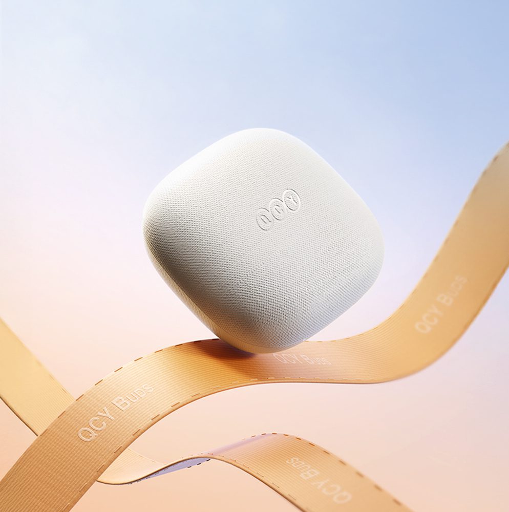 QCY Buds In-Ear Headphones with ENC SBC IPX4 Bluetooth 5.4 - Whiteeng