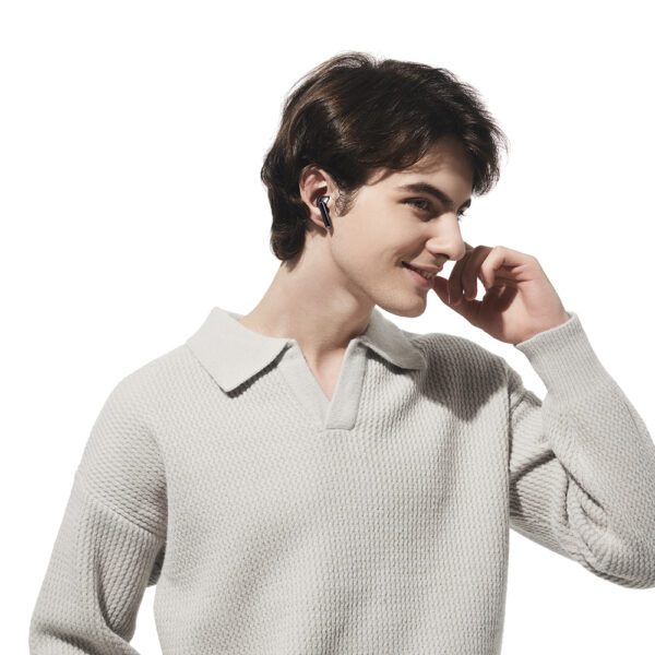 QCY AilyBuds Pro+ In-Ear Headphones with ANC LDAC IPX5 Bluetooth 5.3 - Blackeng