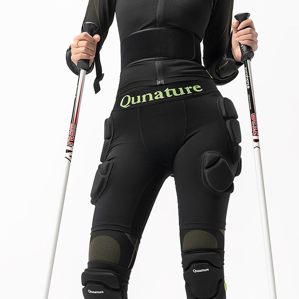 Qunature Ski Hip Protectors - Advanced L Skis, Snowboard, Skates - Blackeng