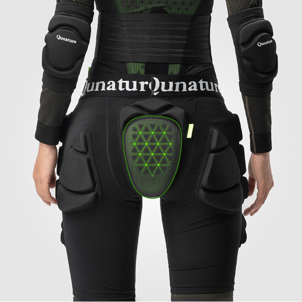 Qunature Ski Hip Protectors - Advanced L Skis, Snowboard, Skates - Blackeng