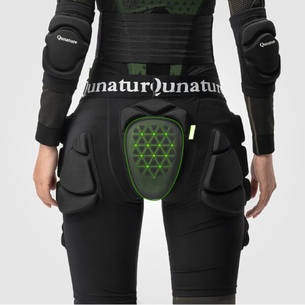 Qunature Ski Hip Protectors - Advanced XL Skis Snowboard Skates - Blackeng