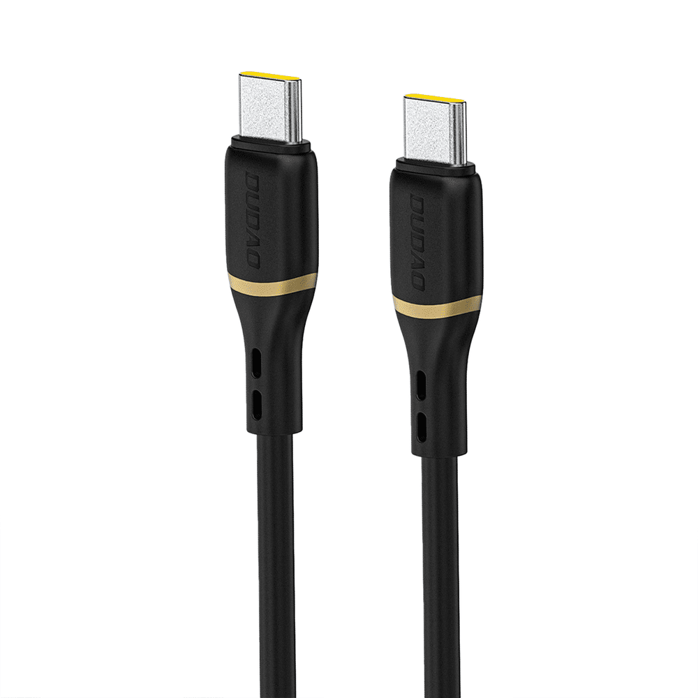 Dudao L25C USB-C Cable 1m 60W with Soft Silicone Braid - Blackeng